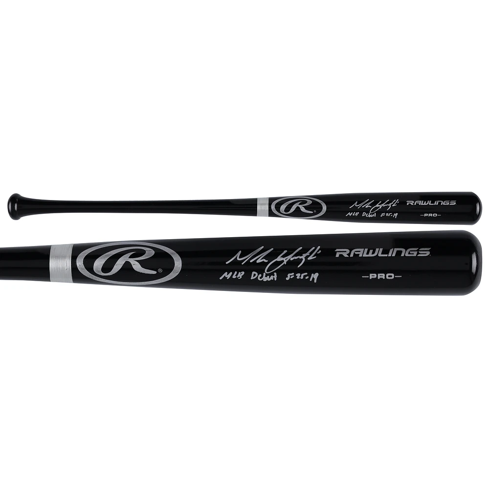 Mike Yastrzemski San Francisco Giants Autographed Rawlings Pro Bat with "MLB Debut 5/29/19" Inscription