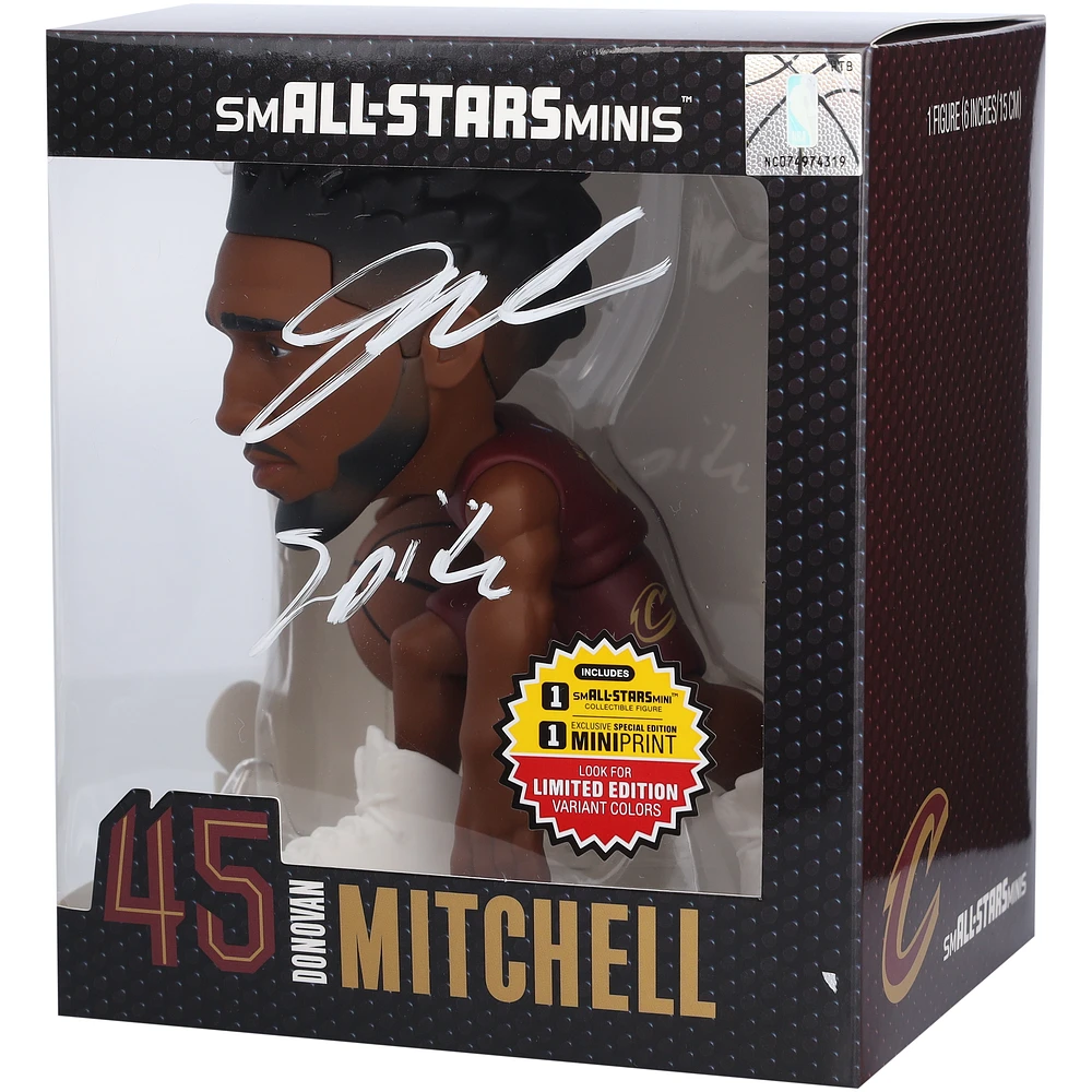 Donovan Mitchell Cleveland Cavaliers Autographed smALL-STARS Minis 6" Vinyl Figurine with "Spida" Inscription