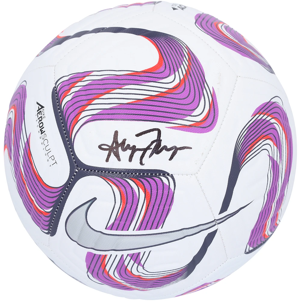 Alyssa Thompson Angel City FC Autographed NWSL Pink Academy Soccer Ball