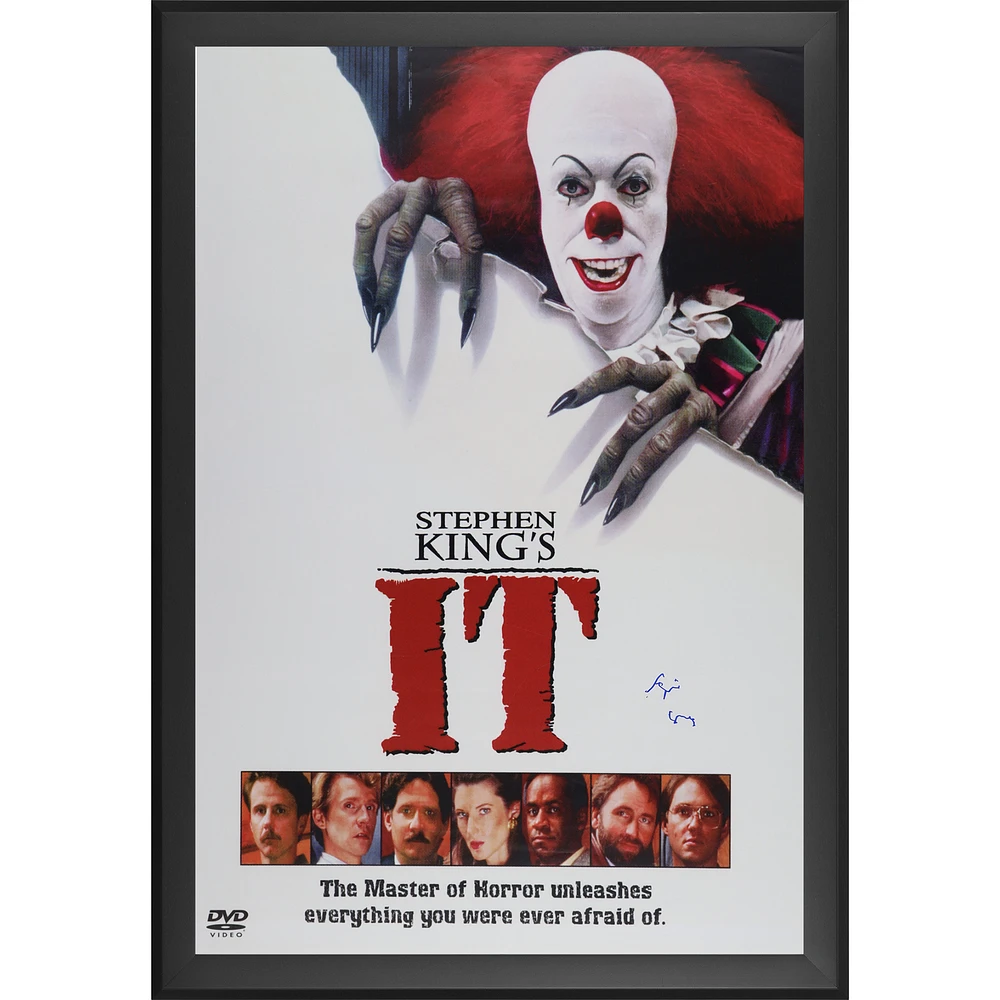 Tim Curry It Autographed Framed 27" x 40" Movie Poster