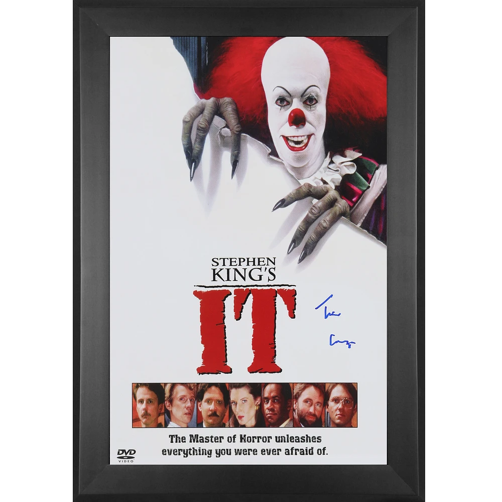 Tim Curry It Autographed Framed 11" x 17" Movie Poster