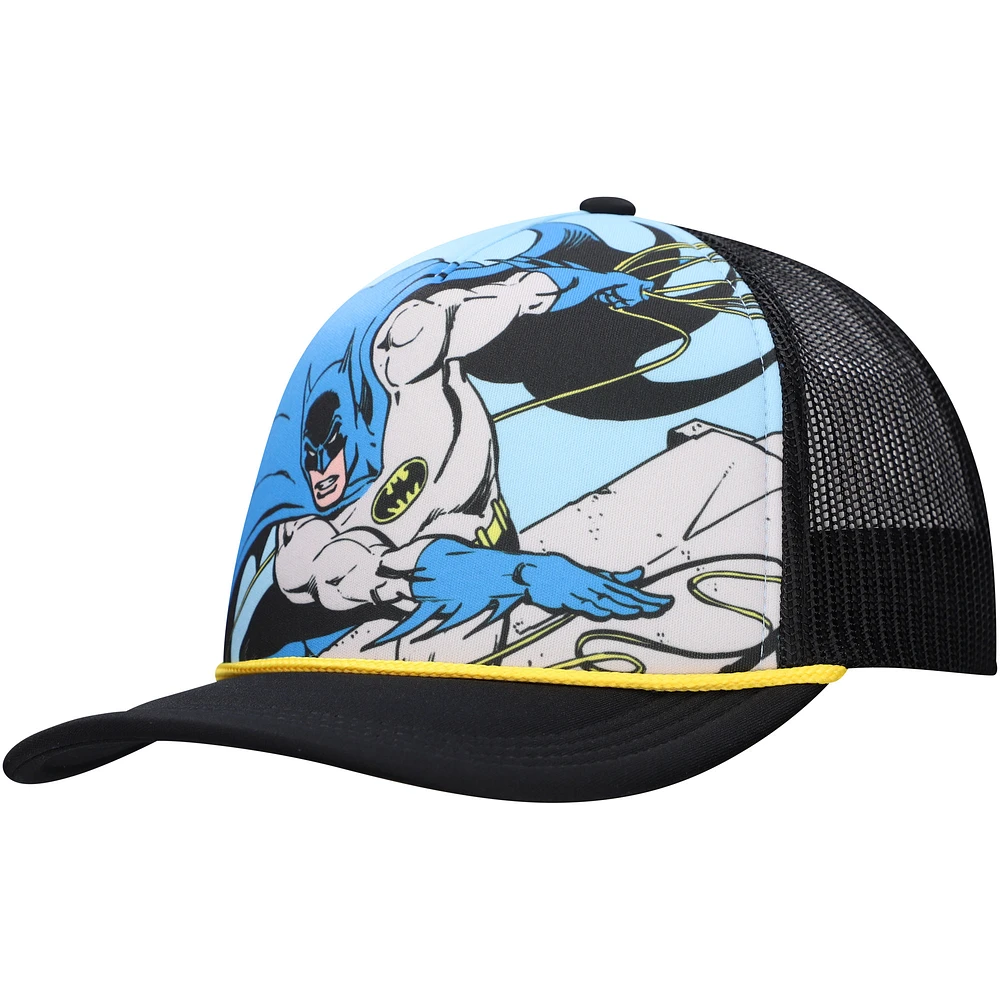 Unisex Blue/Black Batman Graphic Foam Trucker Adjustable Hat