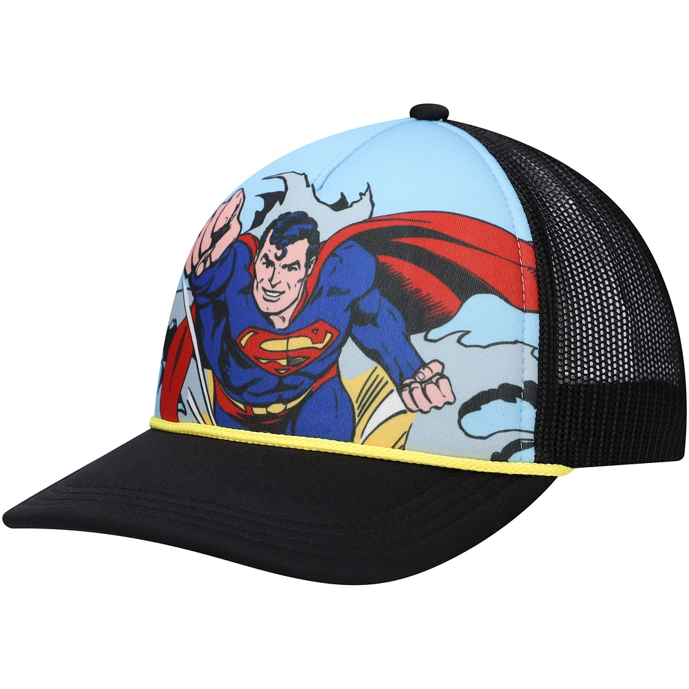 Youth Blue Superman Foam Trucker Adjustable Hat