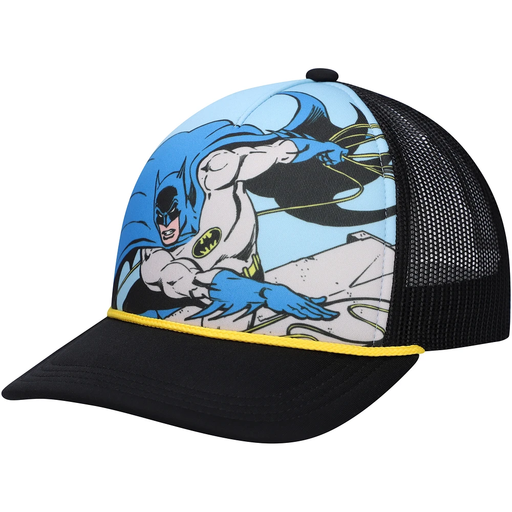 Youth Blue Batman Foam Trucker Adjustable Hat