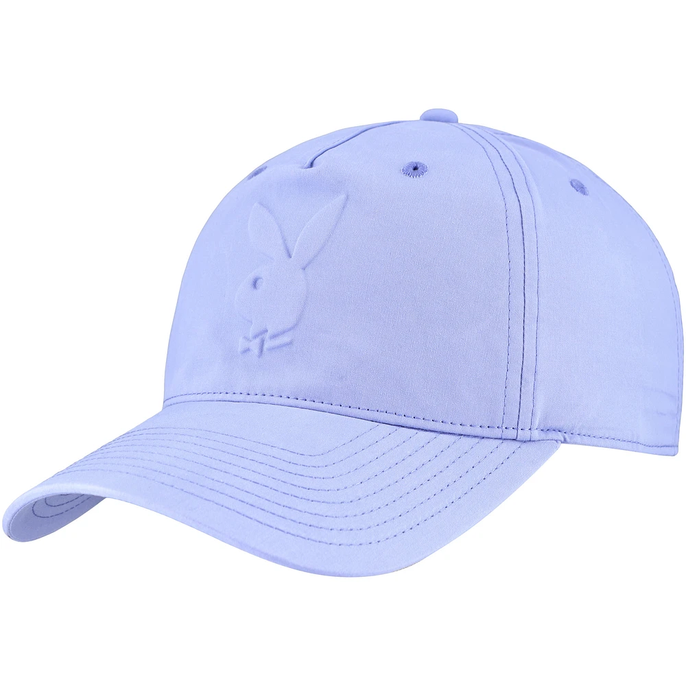 Unisex Lavender Playboy Embossed Logo Adjustable Hat