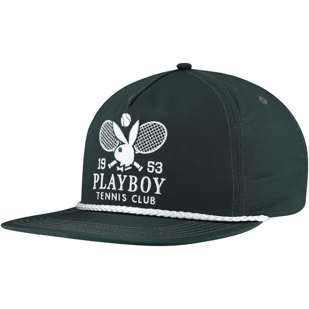Men's Forest Green Playboy Tennis Club Golf Adjustable Hat