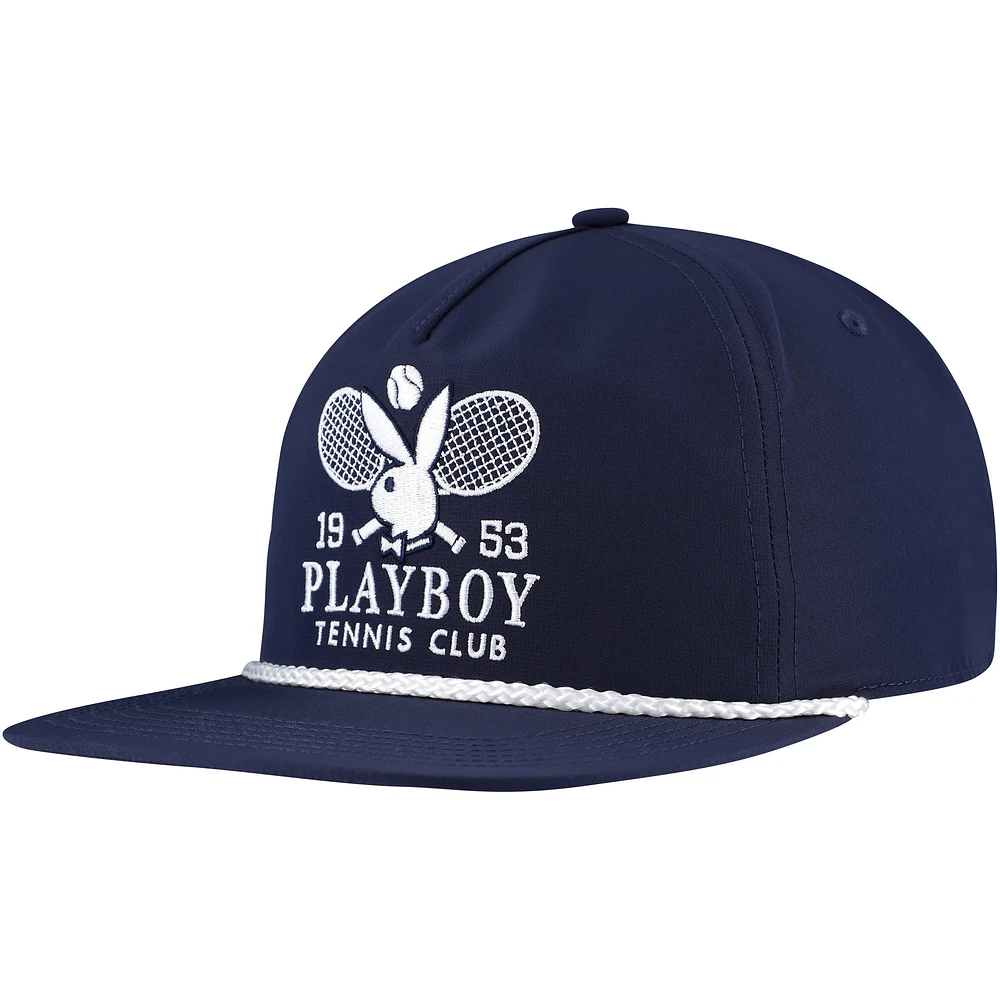 Men's Navy Playboy Tennis Club Golf Adjustable Hat