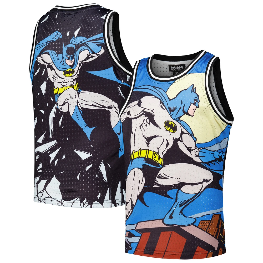 Youth Black Batman Graphic Basketball Jersey