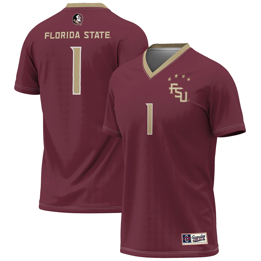 Youth GameDay Greats Garnet Florida State Seminoles 2023 NCAA Women's Soccer National Champions Four-Star Fashion Jersey
