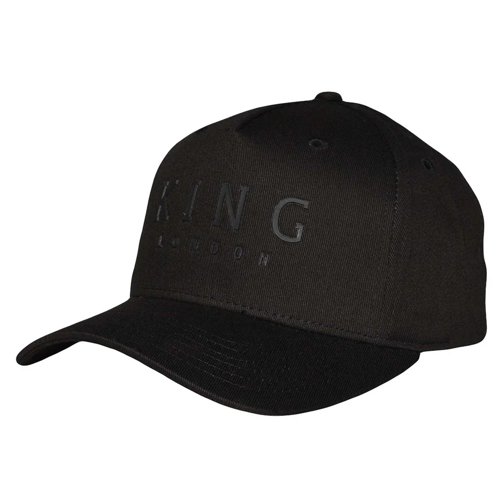 Men's King Apparel Black Poplar Curved Peak Adjustable Hat