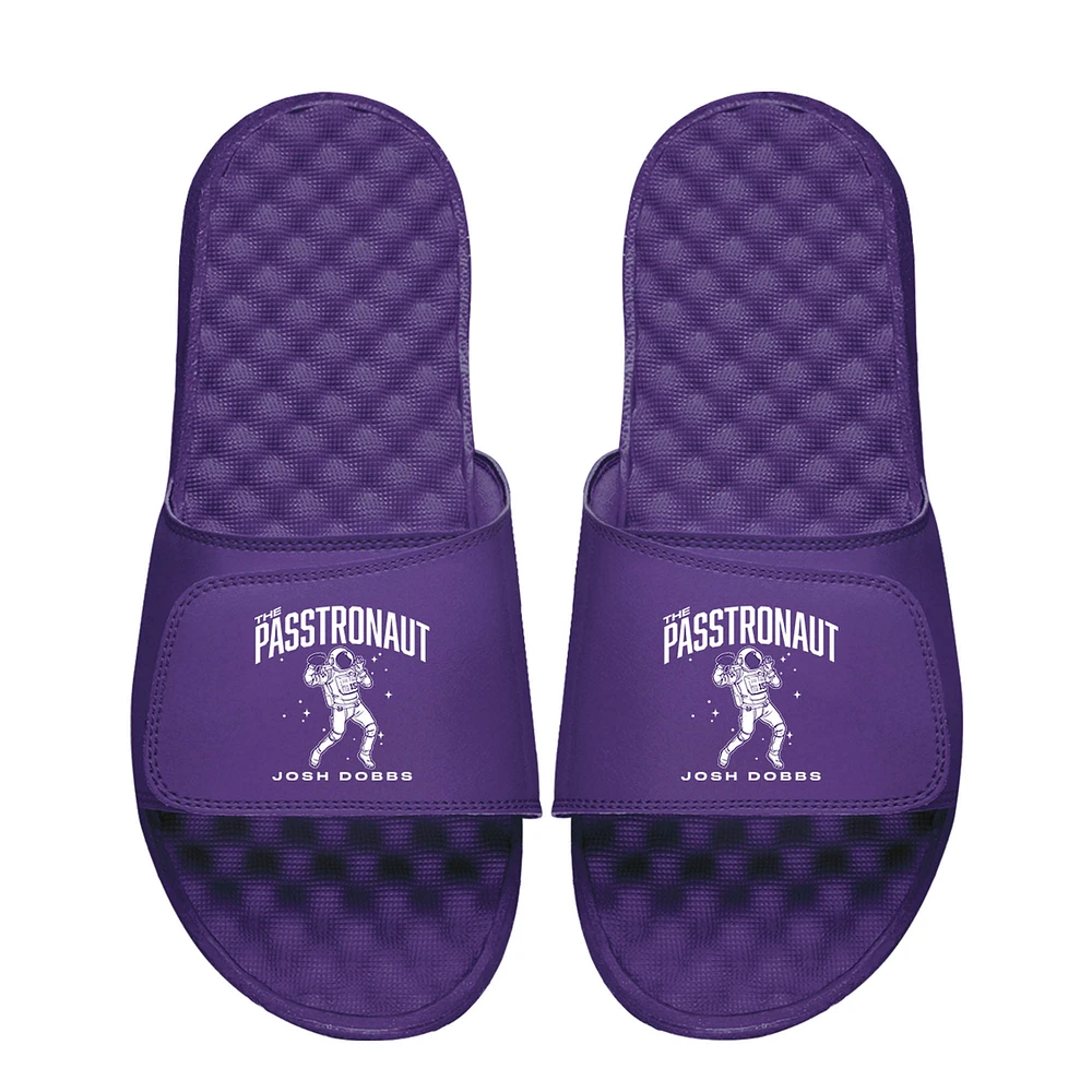 Youth ISlide Joshua Dobbs Purple NFLPA The Passtronaut Slide Sandals