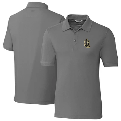 Men's Cutter & Buck Salt Lake Bees Big Tall DryTec Advantage Tri-Blend Pique Polo