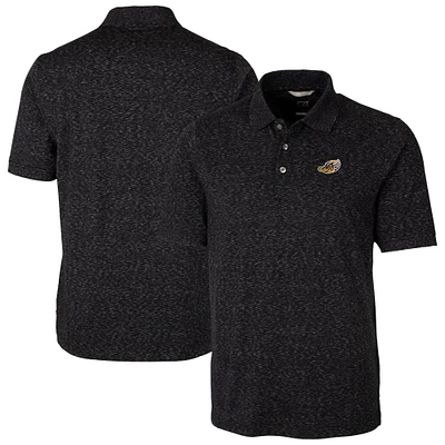 Men's Cutter & Buck Akron RubberDucks Big Tall DryTec Advantage Tri-Blend Space Dye Polo