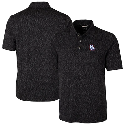 Men's Cutter & Buck New Hampshire Fisher Cats Big Tall DryTec Advantage Tri-Blend Space Dye Polo