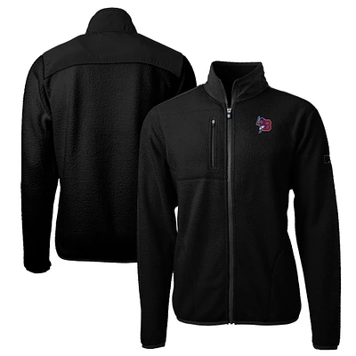 Men's Cutter & Buck Black Buffalo Bisons Big Tall Cascade Eco Sherpa Fleece Full-Zip Jacket