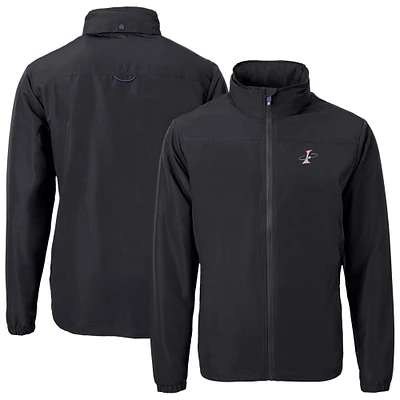 Men's Cutter & Buck Albuquerque Isotopes Big Tall Charter Eco Knit Recycled Full-Zip Jacket