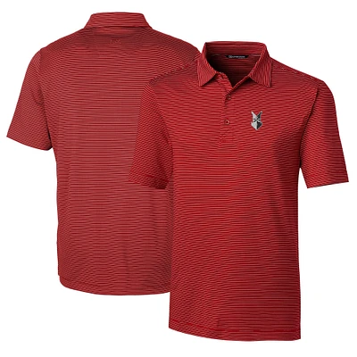 Men's Cutter & Buck Red Indianapolis Indians Big Tall Forge Pencil Stripe Stretch Polo