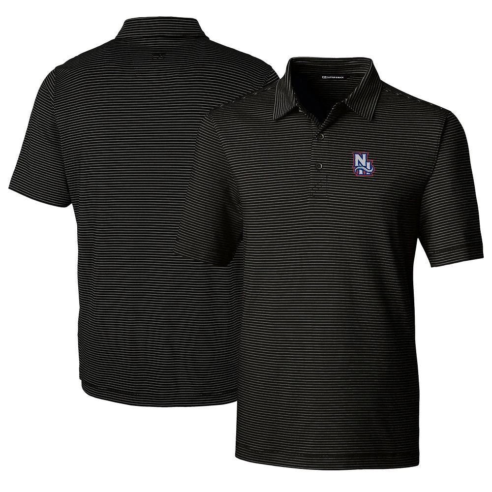 Men's Cutter & Buck New Hampshire Fisher Cats Big Tall Forge Pencil Stripe Stretch Polo