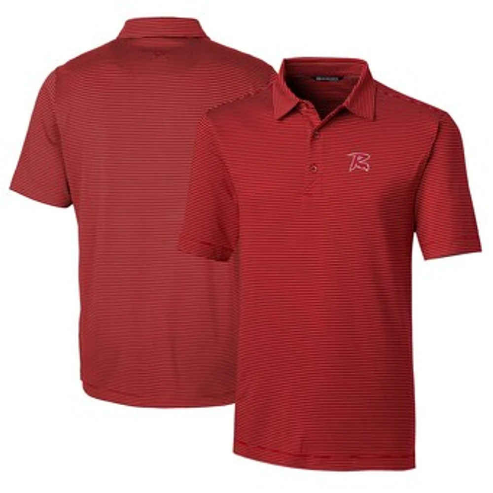 Men's Cutter & Buck Richmond Flying Squirrels Big Tall Forge Pencil Stripe Stretch Polo