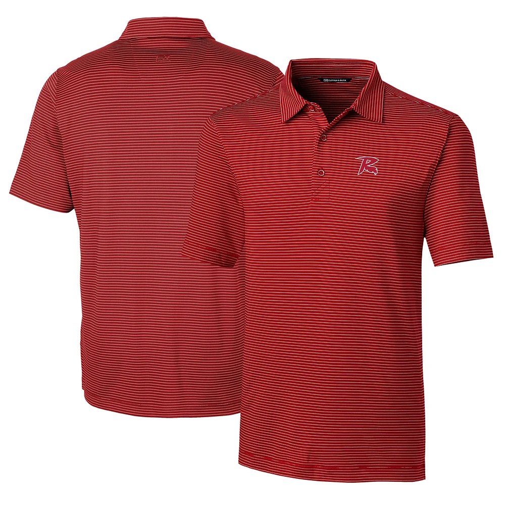 Men's Cutter & Buck Richmond Flying Squirrels Big Tall Forge Pencil Stripe Stretch Polo