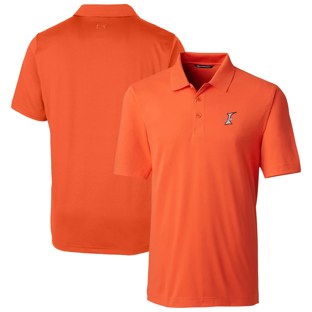 Men's Cutter & Buck Orange Albuquerque Isotopes Big Tall DryTec Forge Stretch Polo