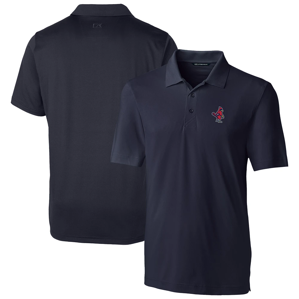 Men's Cutter & Buck Navy Memphis Redbirds Big Tall DryTec Forge Stretch Polo