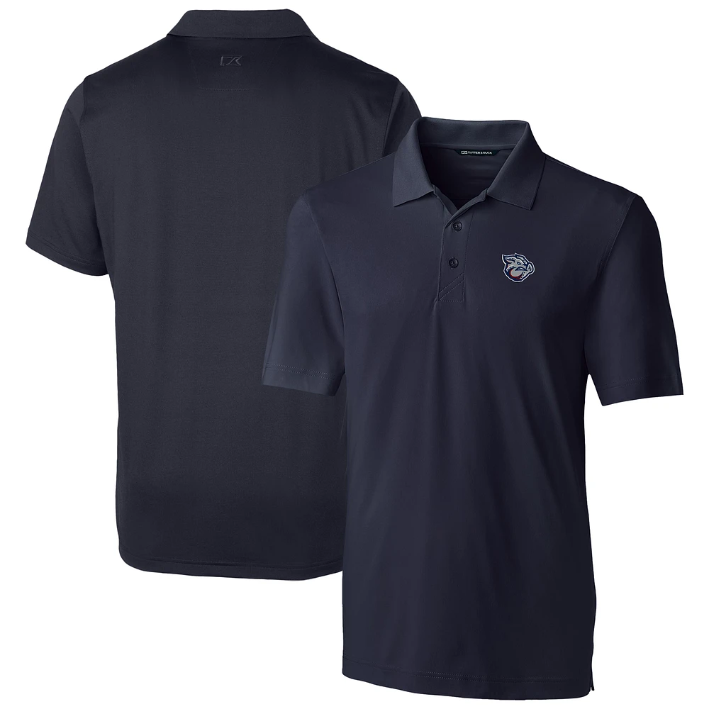 Men's Cutter & Buck Navy Lehigh Valley IronPigs Big Tall DryTec Forge Stretch Polo