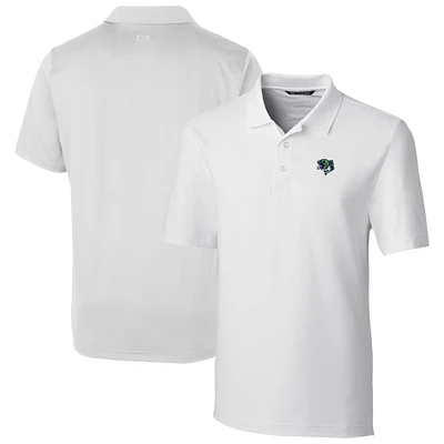 Men's Cutter & Buck White Gwinnett Stripers Big Tall DryTec Forge Stretch Polo