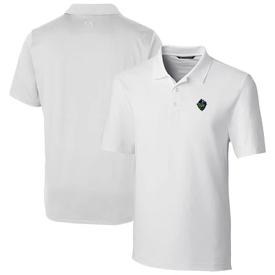 Men's Cutter & Buck White Hillsboro Hops Big Tall DryTec Forge Stretch Polo