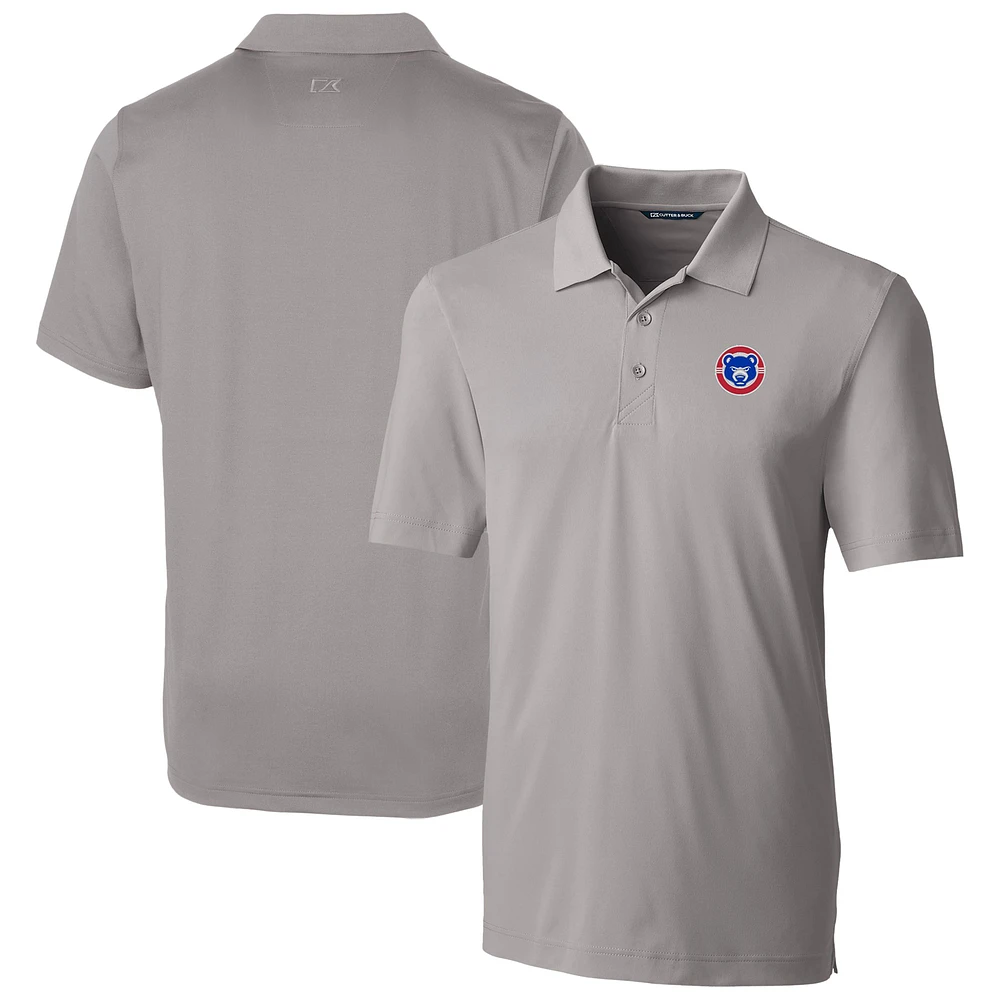 Men's Cutter & Buck Gray South Bend Cubs Big Tall DryTec Forge Stretch Polo