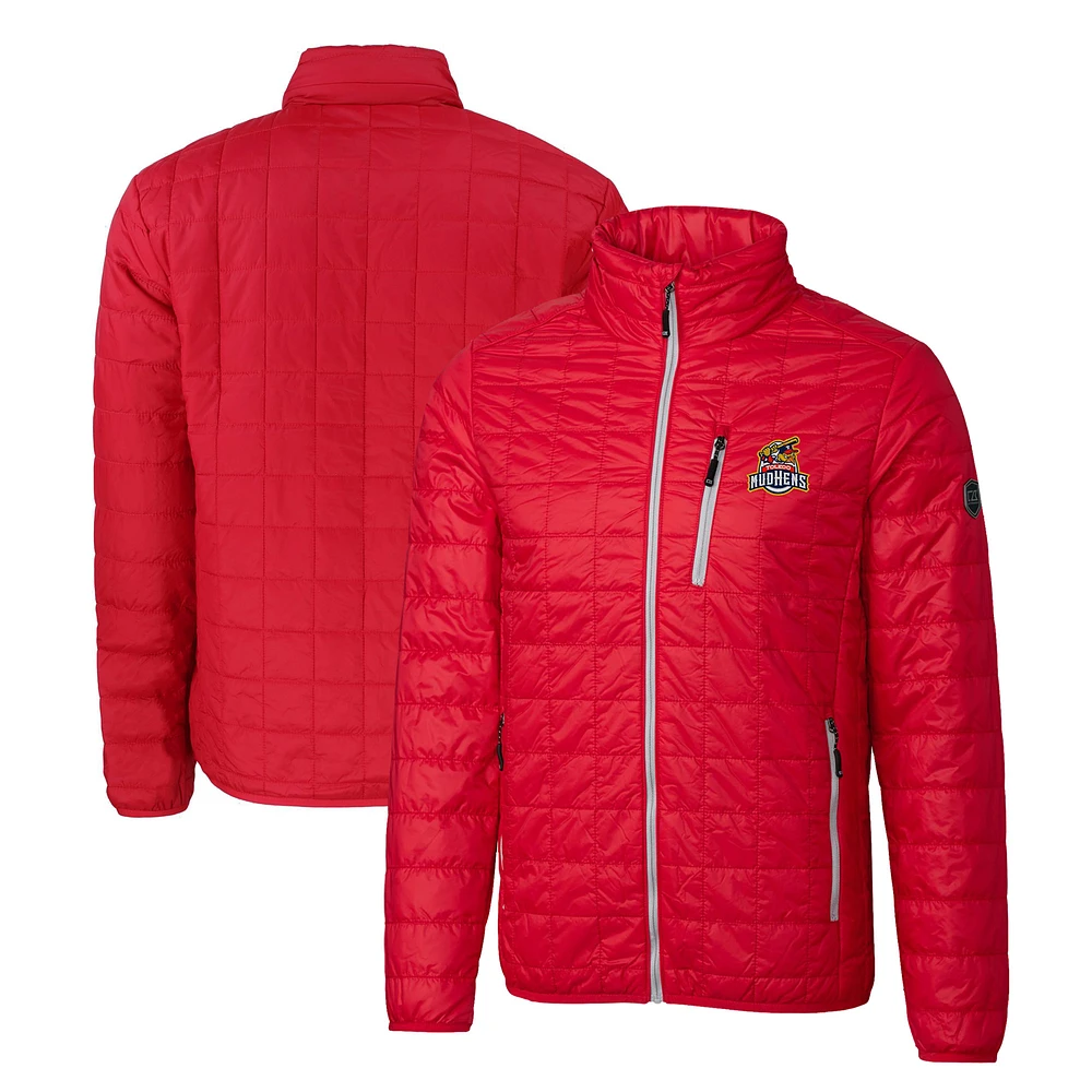 Men's Cutter & Buck Toledo Mud Hens Rainier PrimaLoft Big Tall Eco Insulated Full-Zip Puffer Jacket