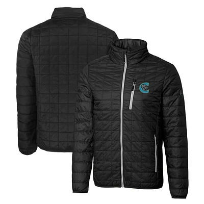 Men's Cutter & Buck Charlotte Knights Rainier PrimaLoft Big Tall Eco Insulated Full-Zip Puffer Jacket