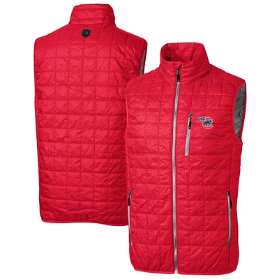 Men's Cutter & Buck Iowa Cubs Rainier PrimaLoft Big Tall Eco Insulated Full-Zip Puffer Vest