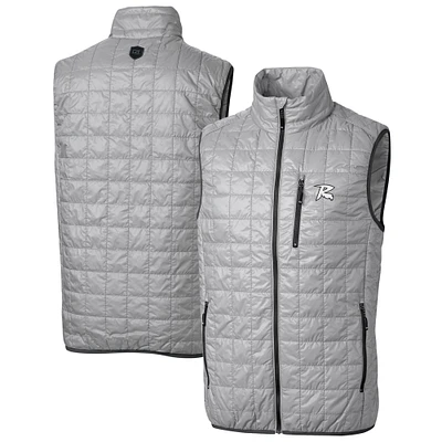 Men's Cutter & Buck Richmond Flying Squirrels Rainier PrimaLoft Big Tall Eco Insulated Full-Zip Puffer Vest