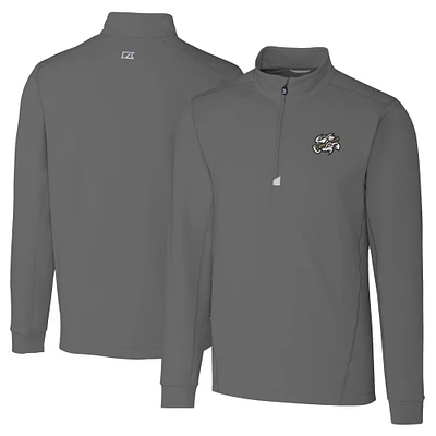 Men's Cutter & Buck Omaha Storm Chasers Big Tall Traverse Stretch Quarter-Zip Top