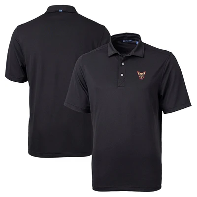 Men's Cutter & Buck Black El Paso Chihuahuas Big Tall Virtue Eco Pique Recycled Polo
