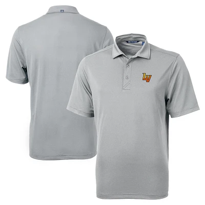 Men's Cutter & Buck Gray Las Vegas 51s Big Tall Virtue Eco Pique Recycled Polo