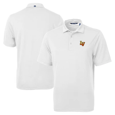 Men's Cutter & Buck White Las Vegas 51s Big Tall Virtue Eco Pique Recycled Polo