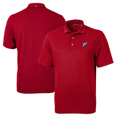 Men's Cutter & Buck Red Reading Fightin Phils Big Tall Virtue Eco Pique Recycled Polo