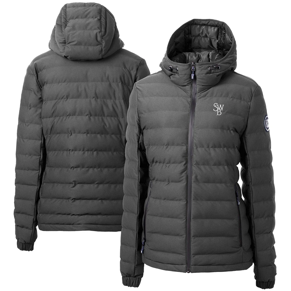 Women's Cutter & Buck Gray Scranton Wilkes-Barre RailRiders Mission Ridge Repreve Puffer Full-Zip Jacket