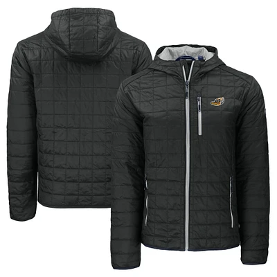 Men's Cutter & Buck Akron RubberDucks Rainier PrimaLoft Eco Full-Zip Hooded Jacket
