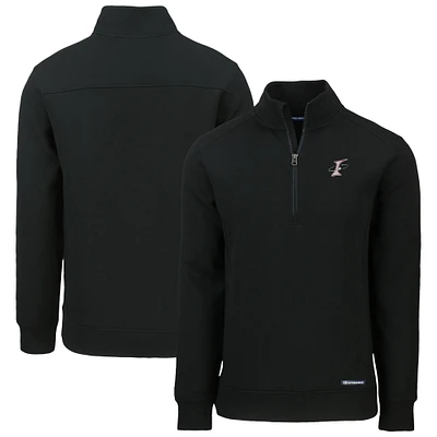 Men's Cutter & Buck Albuquerque Isotopes Roam Eco Recycled Quarter-Zip Pullover