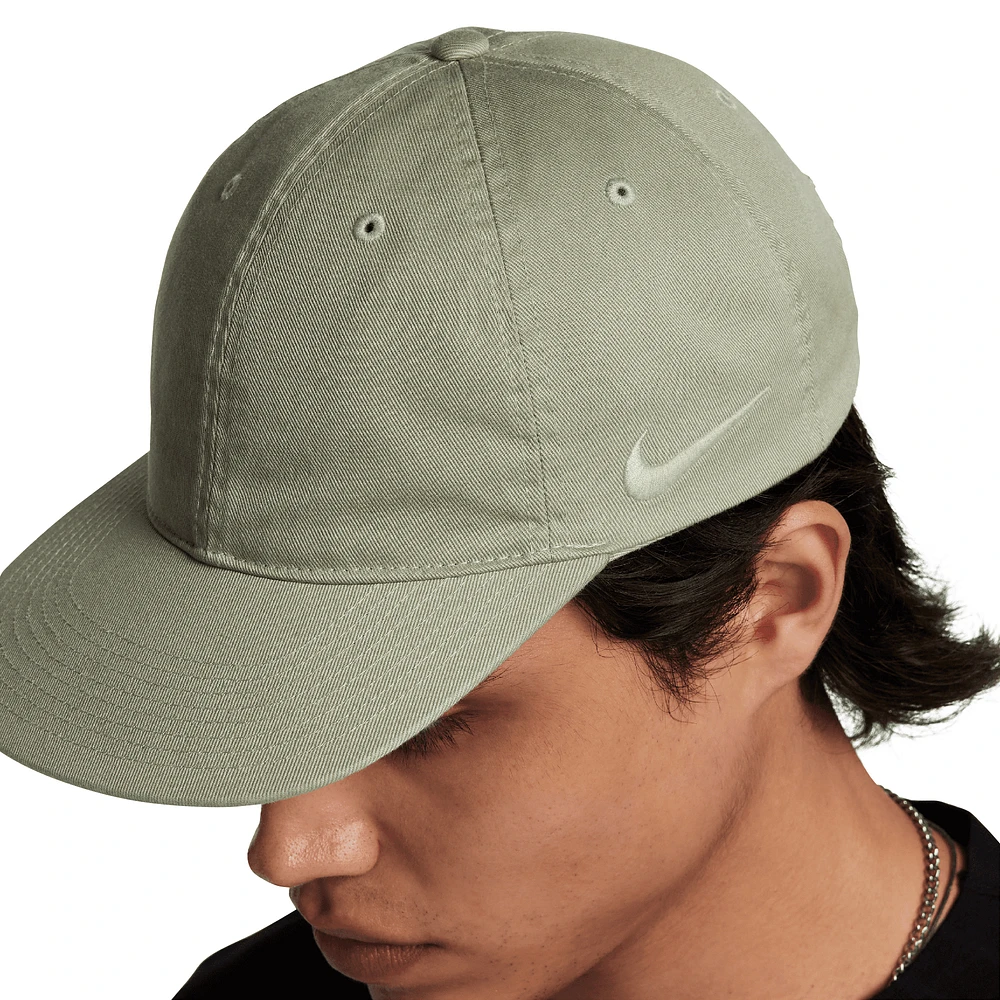 Unisex Nike Green Washed Swoosh Club Adjustable Hat