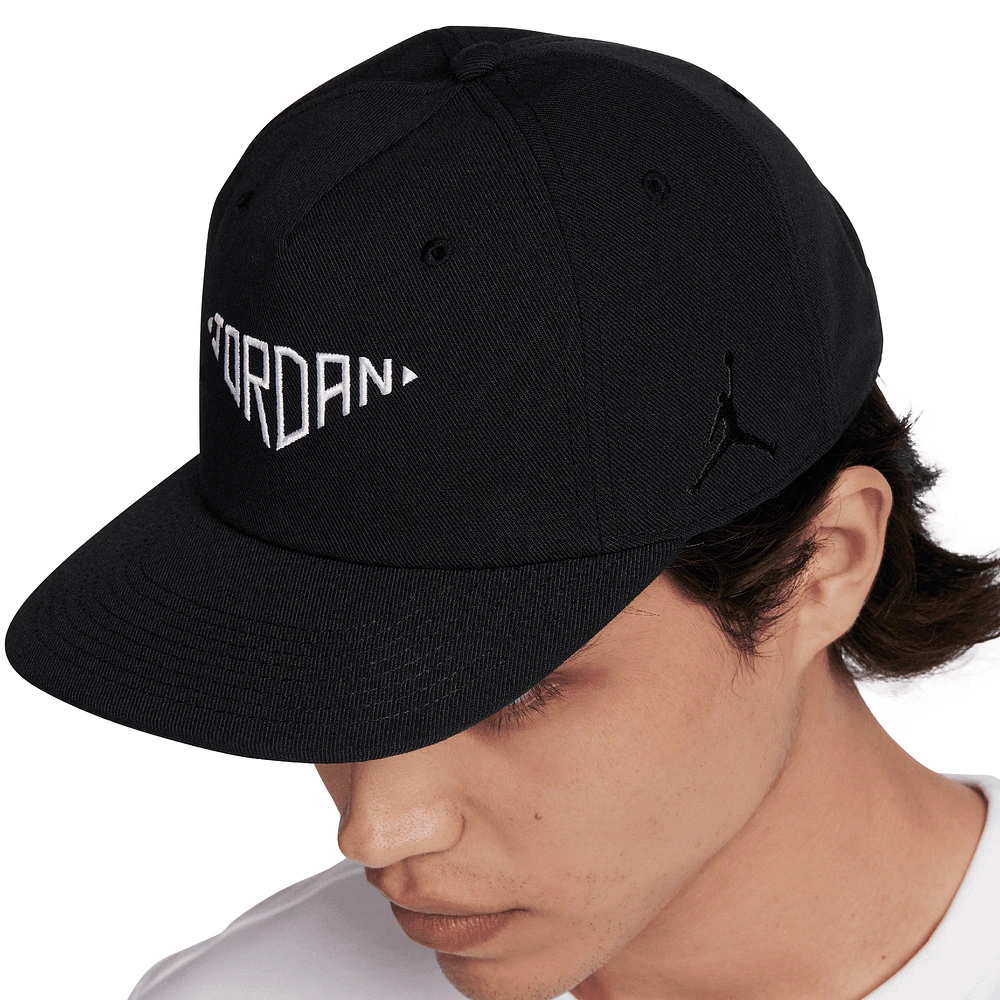 Men's Jordan Brand Black Logo Adjustable Hat