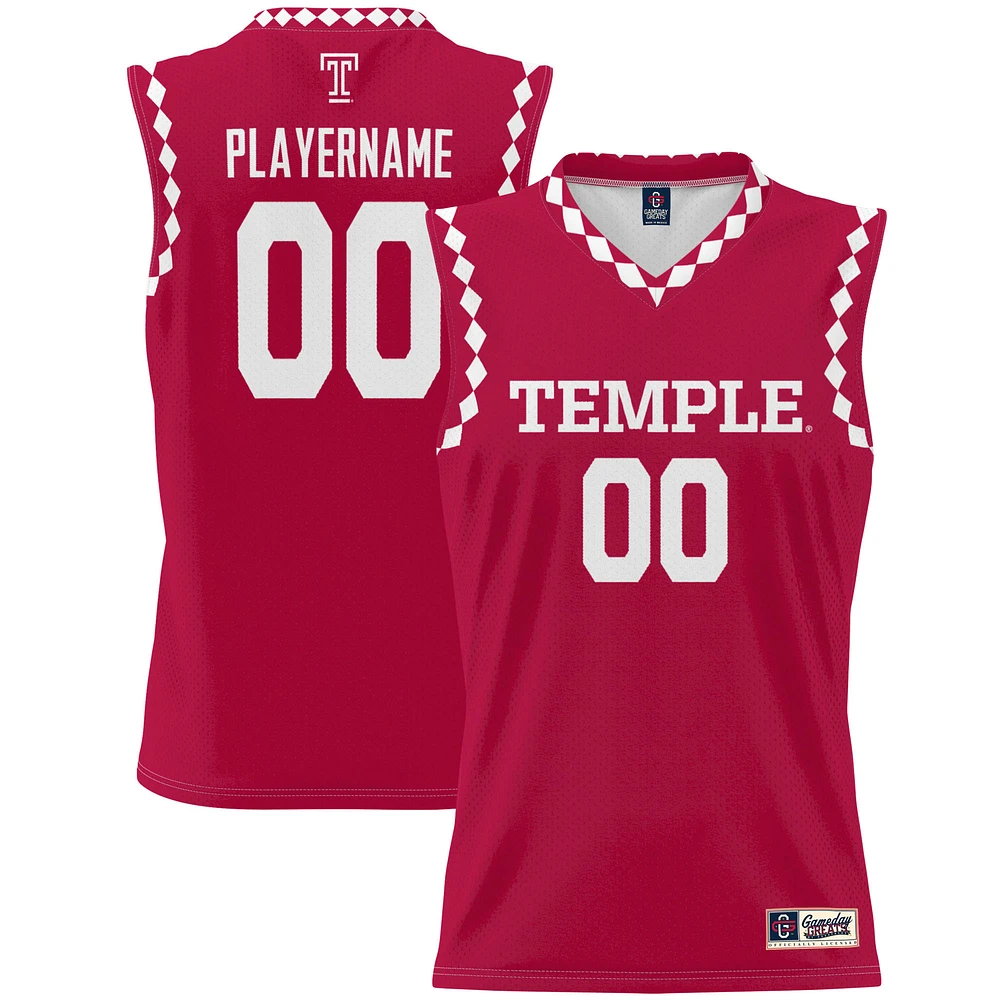 Unisex GameDay Greats Temple Owls NIL Pick-A-Player Lightweight Women's Basketball Jersey