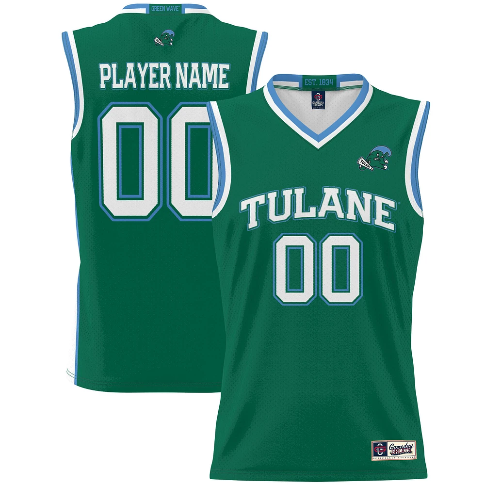 Youth GameDay Greats Tulane Green Wave NIL Pick-A-Player Lightweight Women's Basketball Jersey
