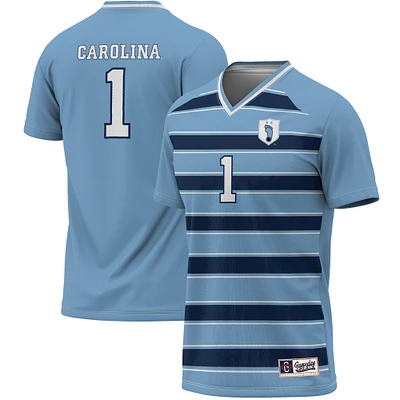 Men's GameDay Greats #1 Carolina Blue/Navy North Tar Heels Lightweight Soccer Fashion Jersey