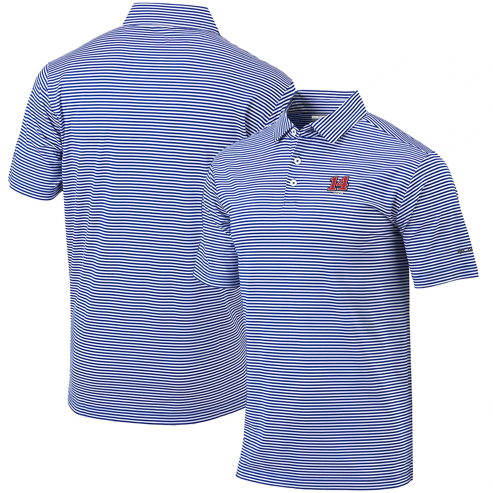 Men's Columbia Blue Chase Briscoe Omni-Wick Club Invite Polo