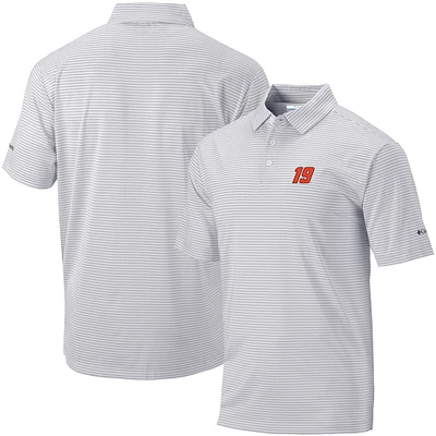 Men's Columbia  Gray Martin Truex Jr Omni-Wick Club Invite Polo