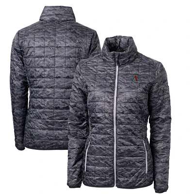 Women's Cutter & Buck Black Arizona Diamondbacks Rainier PrimaLoft Eco Insulated Full-Zip Puffer Jacket